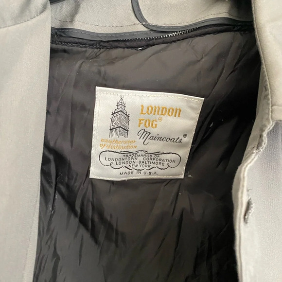 Men’s London Fog Trench-coat - Picture 3 of 6